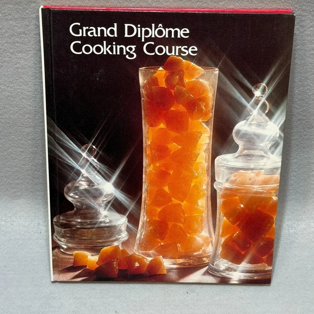 Vintage 1972 Grand Diplôme Cooking Course Vols 13-16 HC Cookbook Gourmet Recipes